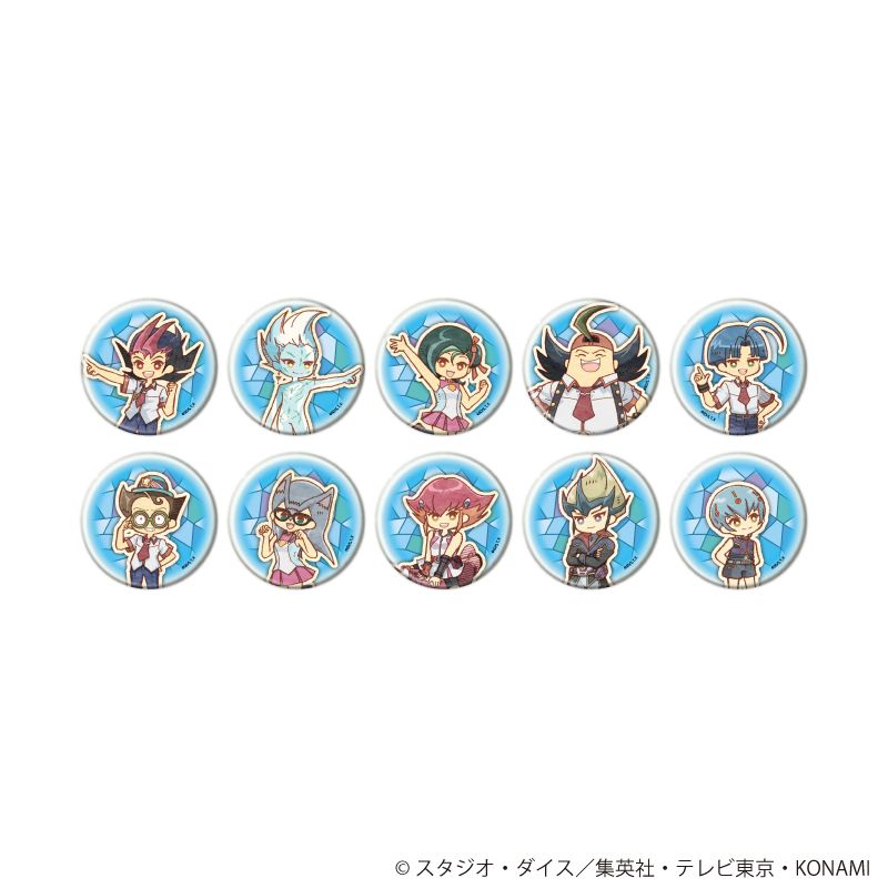 遊☆戯☆王ZEXAL_缶バッジ10/コンプリートセット(全10種)(レトロアート
