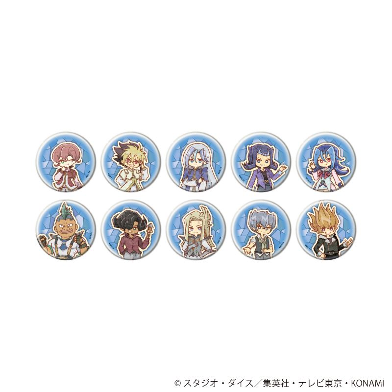 遊☆戯☆王ZEXAL_缶バッジ11/コンプリートセット(全10種)(レトロアート