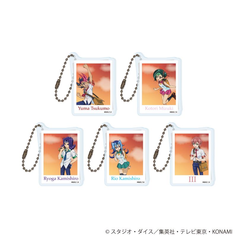 遊戯王 アクリルキーホルダーセット 5種セット 遊☆戯☆王ZEXAL_アクリルキーホルダー04/コンプリートセット(全5種