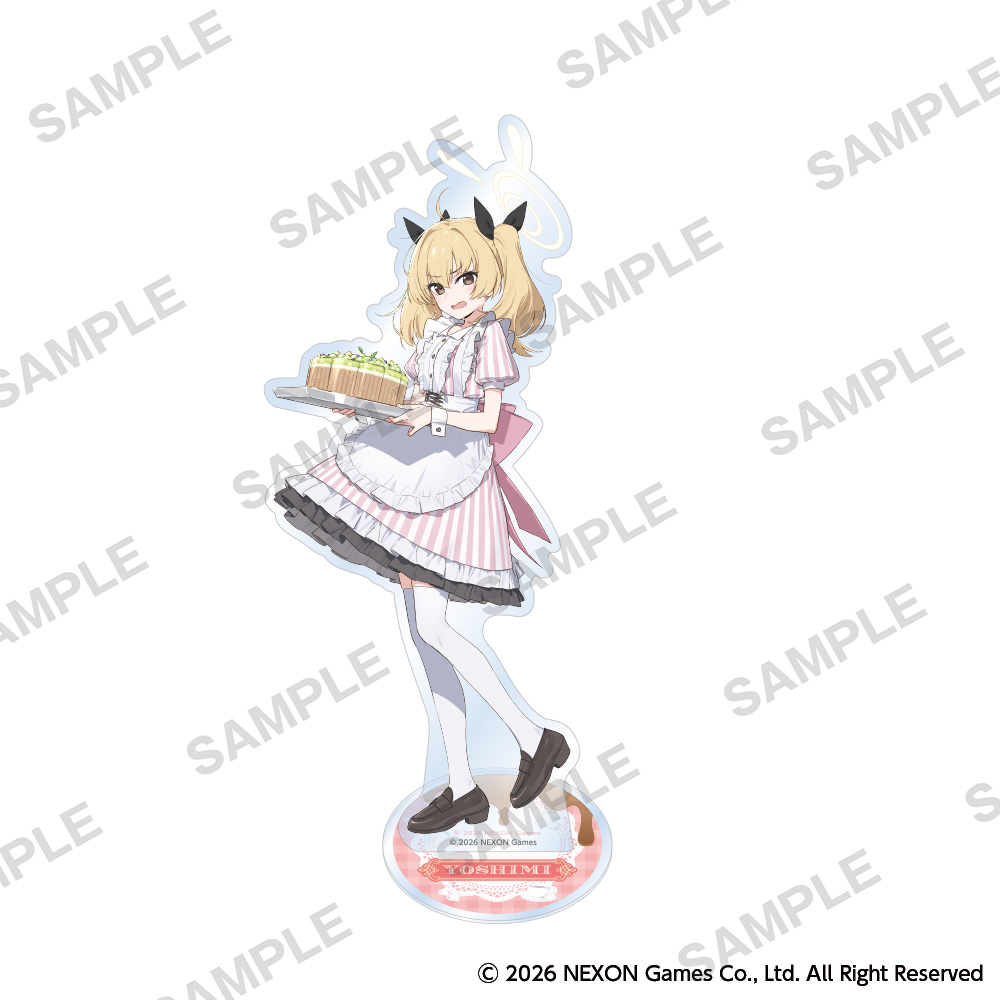 ブルーアーカイブ メイドアイリ メイドヨシミ アクリルキーホルダー ブルーアーカイブ_POP UP SHOP アクリルスタンド ヨシミ | ブルー
