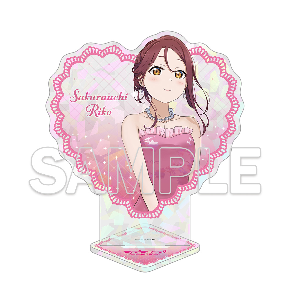 ラブライブ!サンシャイン!!_ハート型アクリルスタンド Aqours 梨子