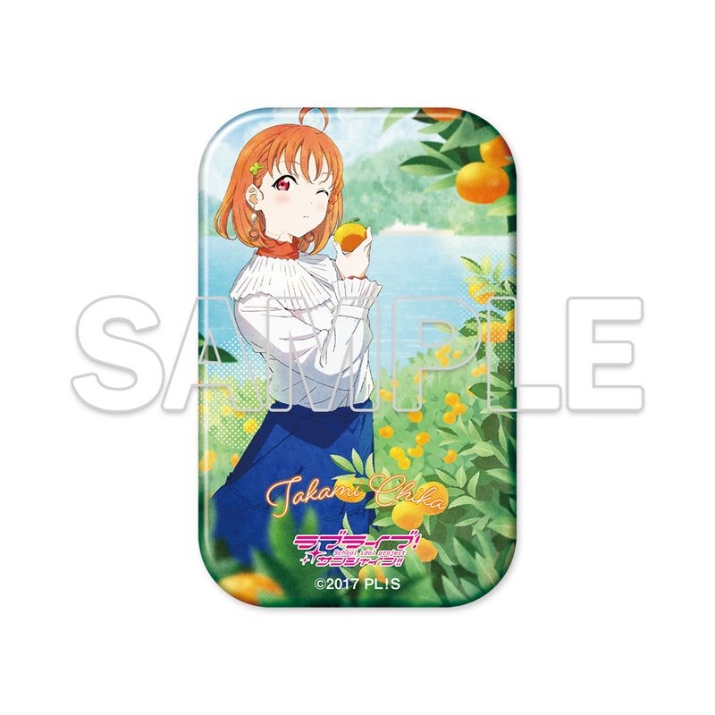 ラブライブ Aqours 高海千歌 缶バッジ グッズ まとめ ラブライブ!サンシャイン!!_スクエア缶バッジ Aqours 千歌 | ラブ