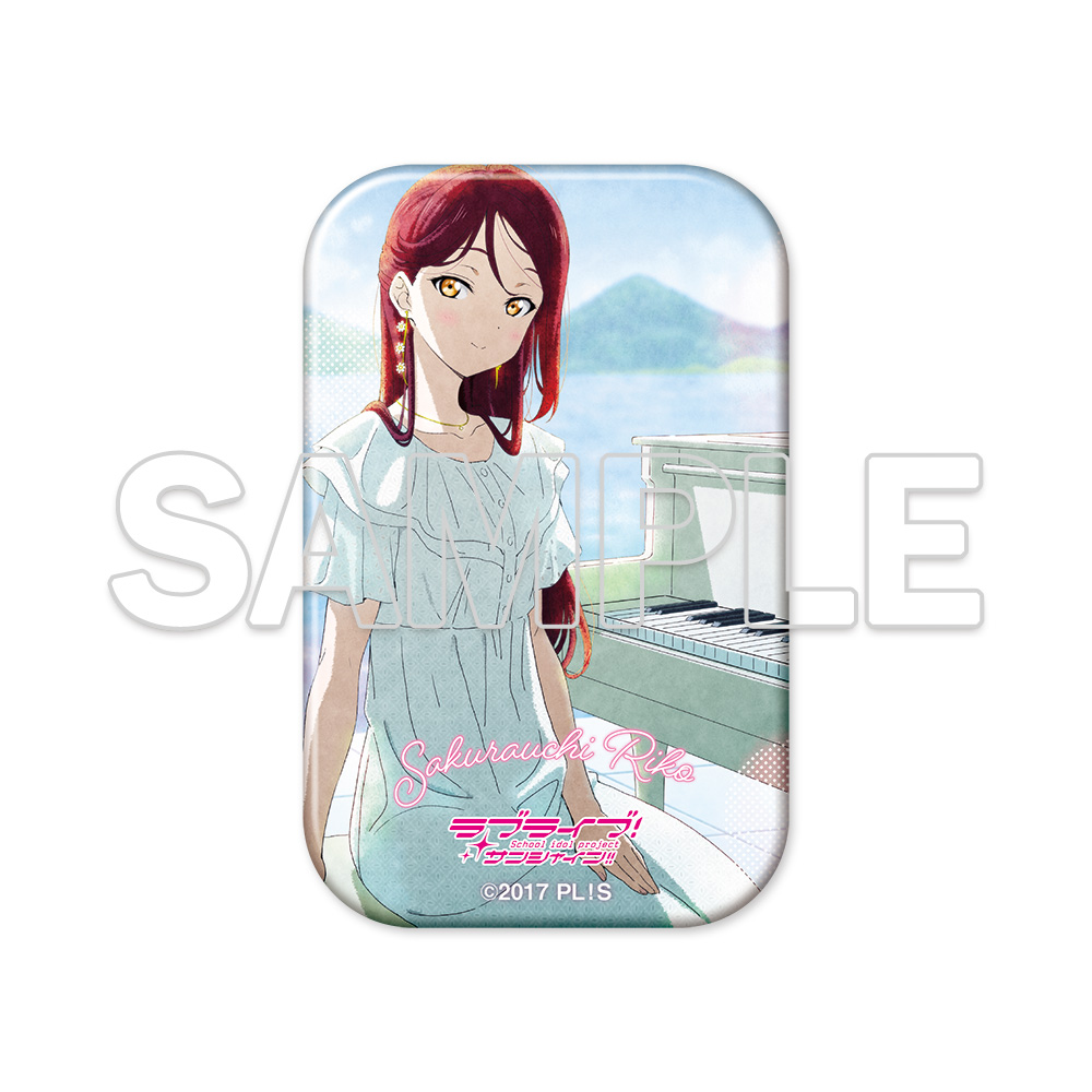 ラブライブ!サンシャイン!!_スクエア缶バッジ Aqours 梨子