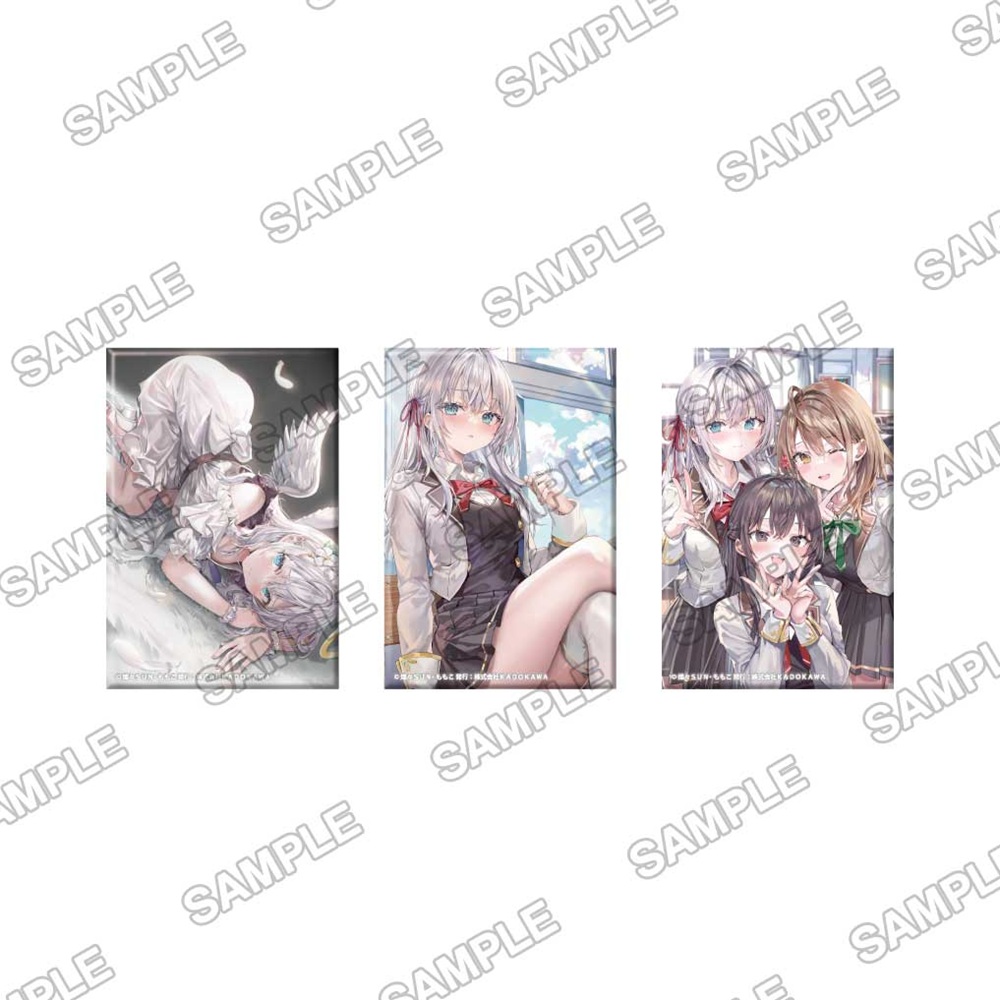 時々ボソッとロシア語でデレる隣のアーリャさん_~memorial photo~ スクエア缶バッジ3個セット