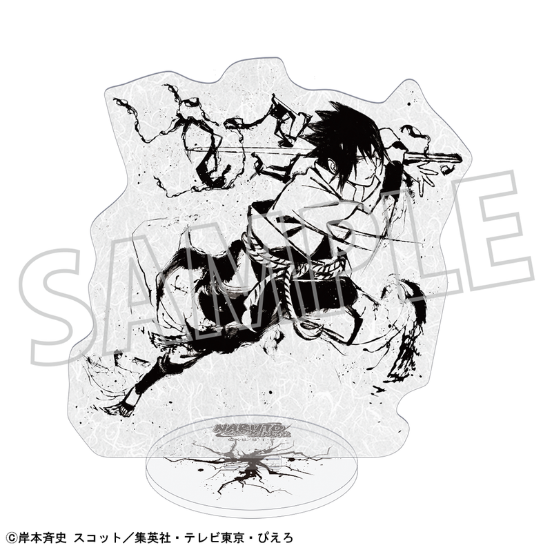 NARUTO-ナルト- 疾風伝_和紙風アクリルスタンド／うちはサスケ