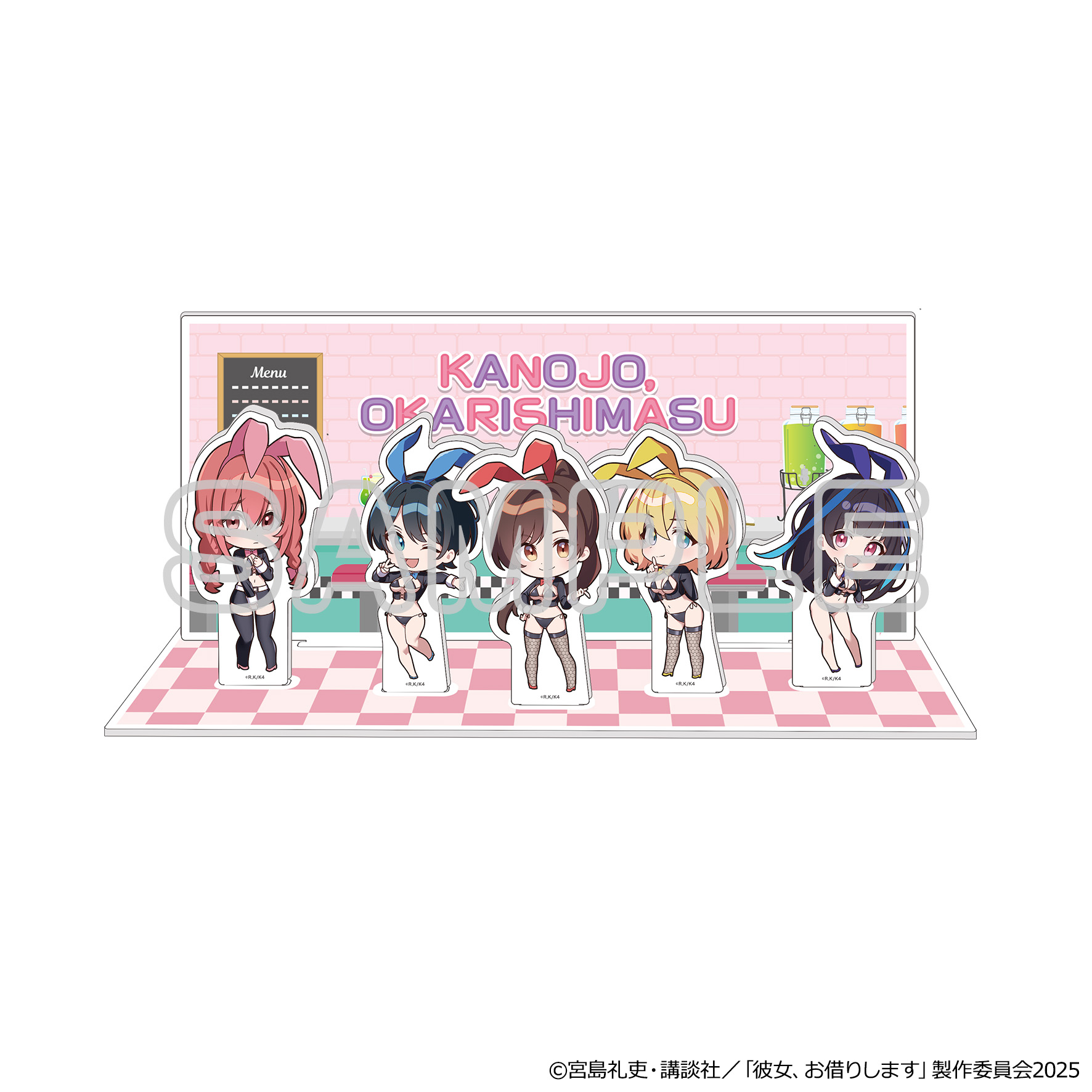 彼女、お借りします_アクリルジオラマ 逆バニー