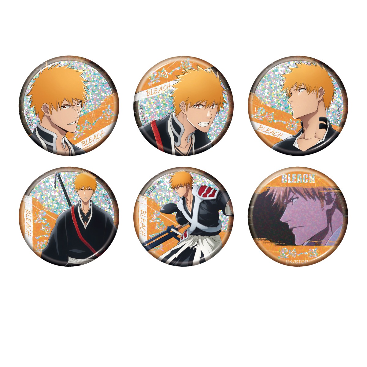 BLEACH 千年血戦篇_トレーディング ホログラム缶バッジ 黒崎一護 【BOX