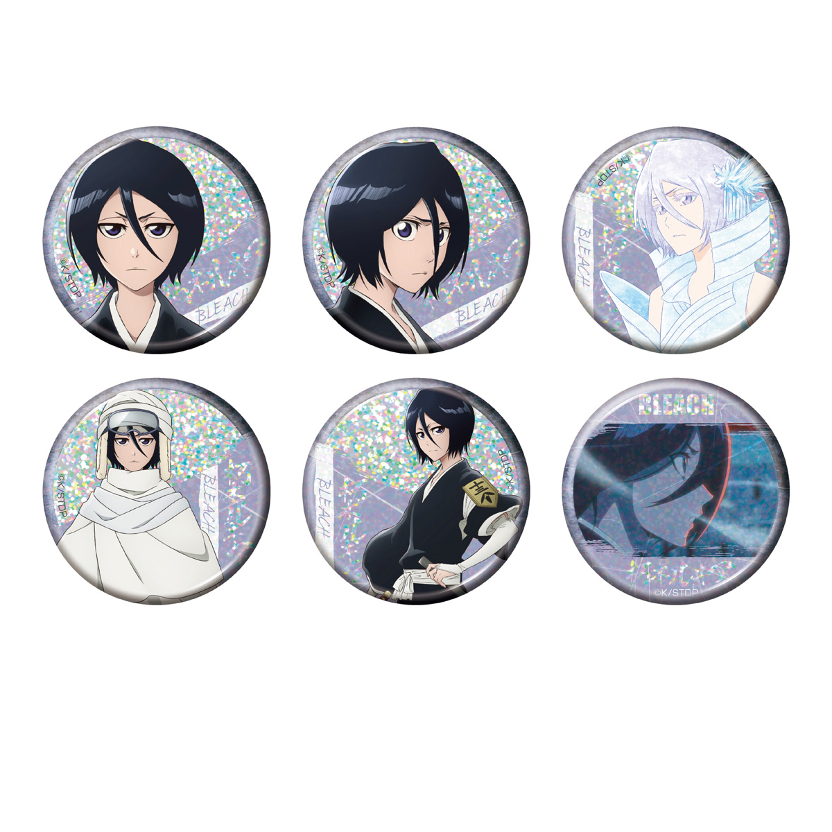 BLEACH 千年血戦篇_トレーディング ホログラム缶バッジ 朽木ルキア