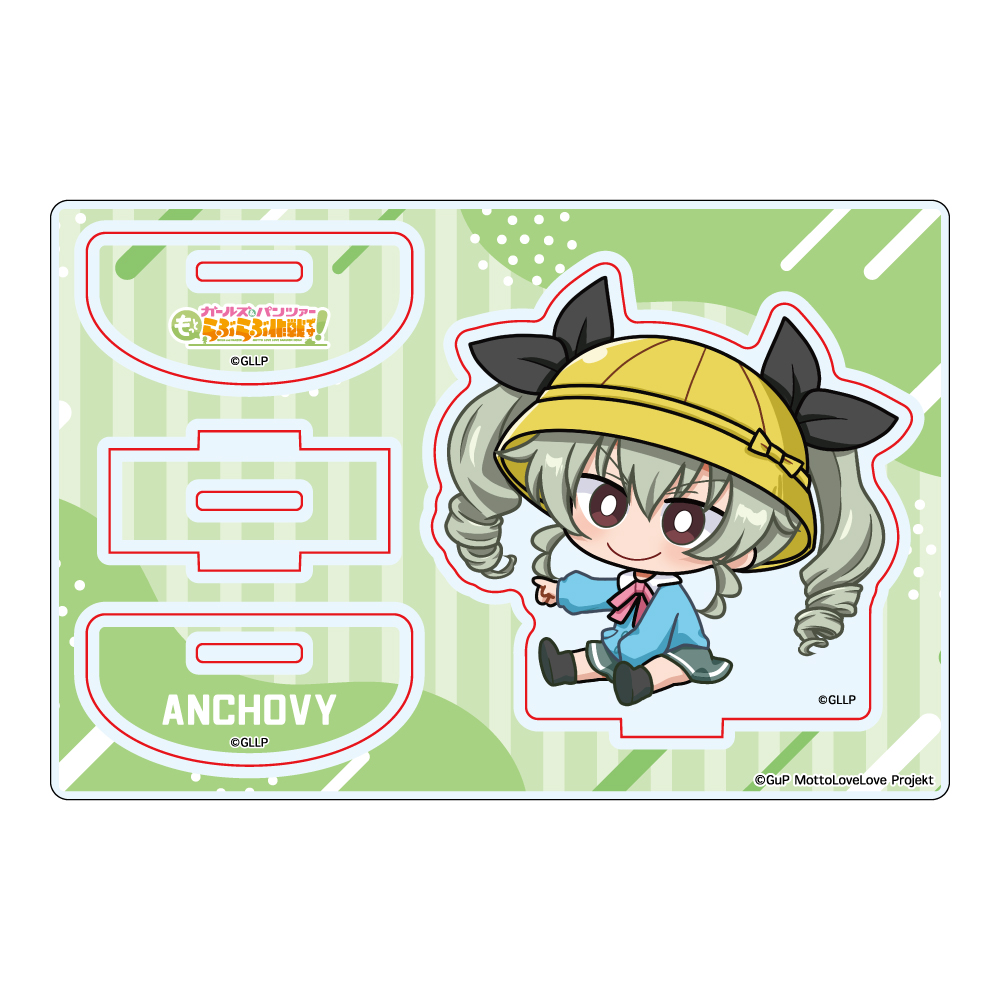 ガールズ&パンツァー もっとらぶらぶ作戦です！_MD ゆらゆらアクリルスタンド アンチョビ