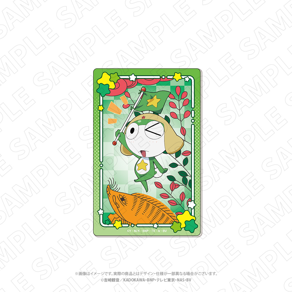 ケロロ軍曹_キャラディショナルトイ　花札柄アクリルカード（ちびケロ）