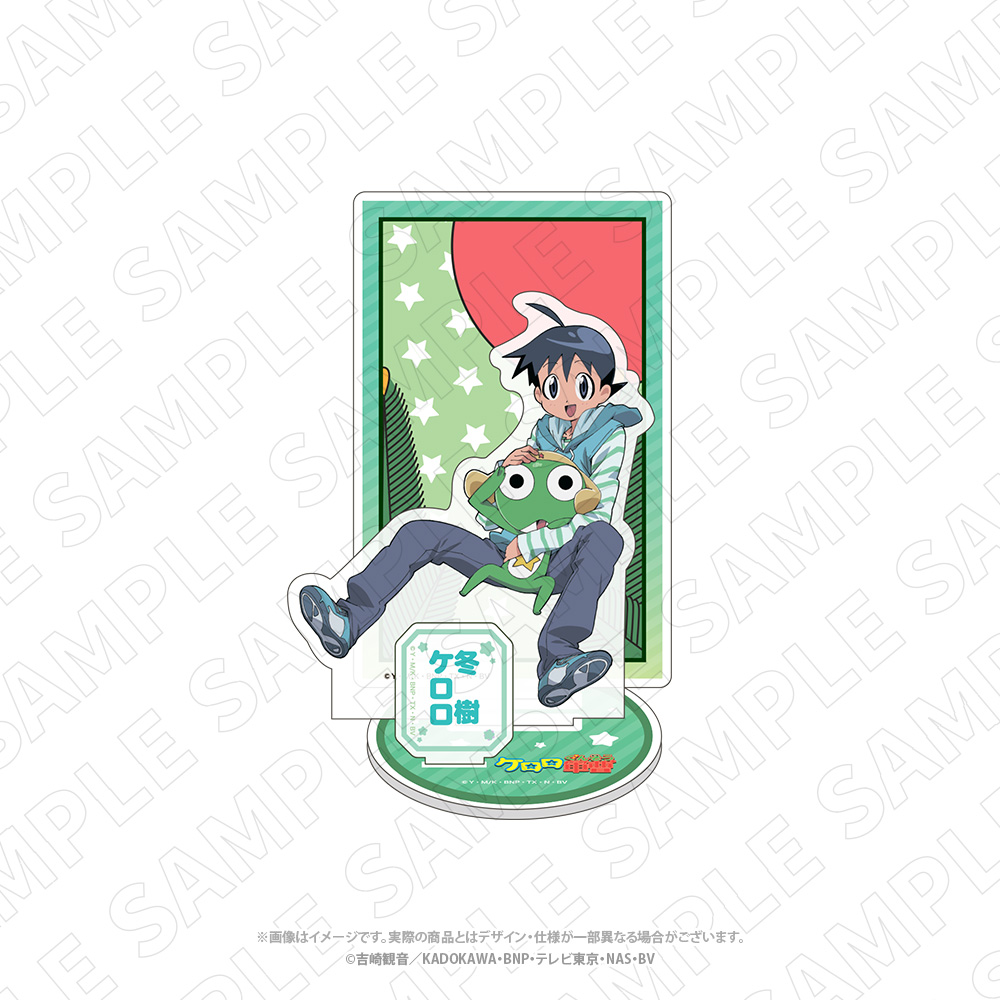 ケロロ軍曹_キャラディショナルトイ　花札柄アクリルスタンド（ケロロ・冬樹）