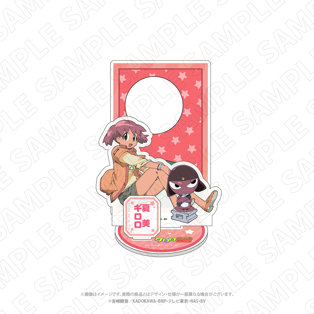 ケロロ軍曹_キャラディショナルトイ　花札柄アクリルスタンド（ギロロ・夏美）