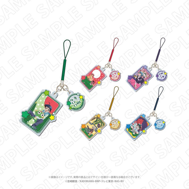 ケロロ軍曹_キャラディショナルトイ 花札柄アクリル根付ストラップ