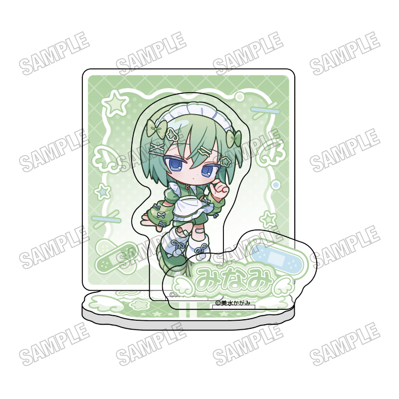 らき☆すた_描き起こしミニアクリルジオラマ?岩崎みなみ
