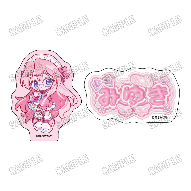らき☆すた_描き起こしステッカーセット?高良みゆき