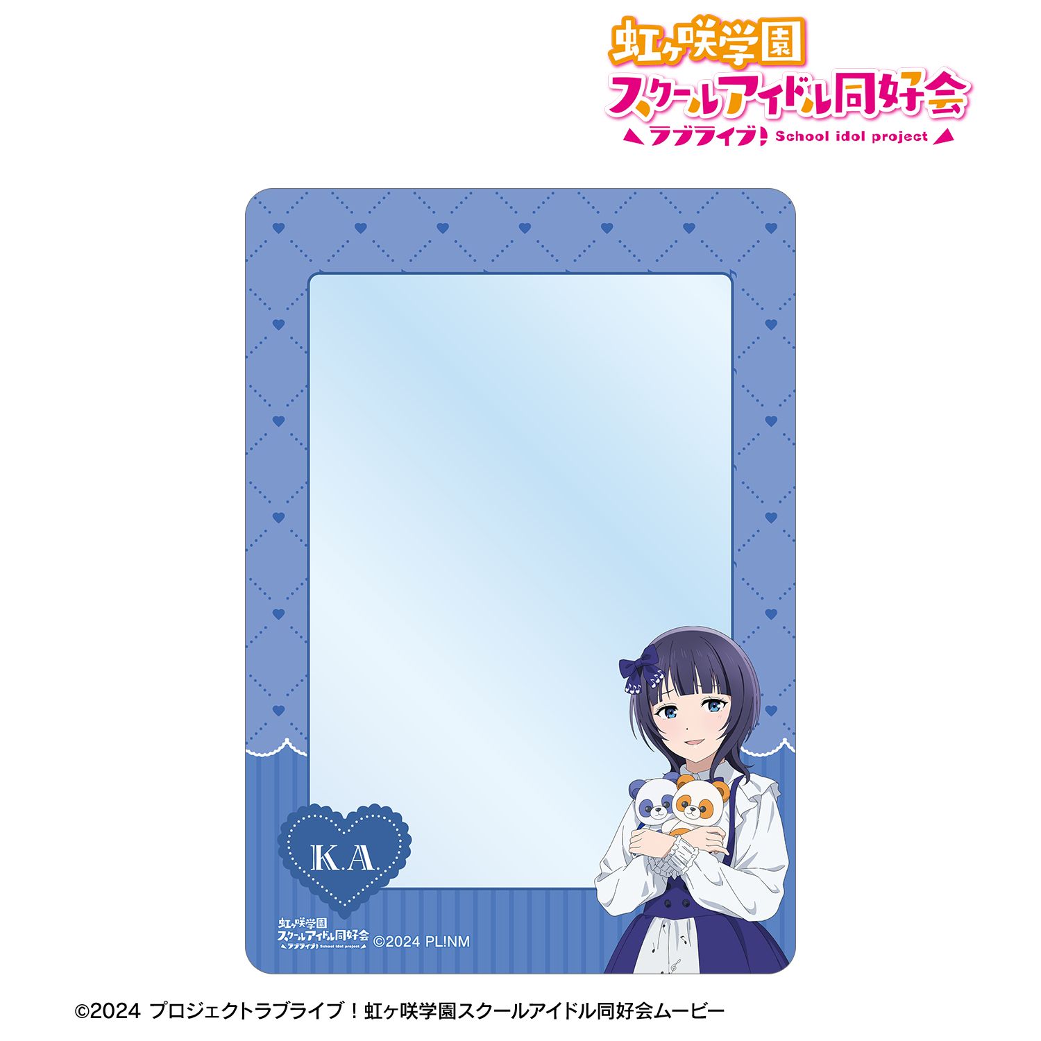 ラブライブ！虹ヶ咲学園スクールアイドル同好会_描き下ろし 朝香果林 音符ロリータver. B8硬質ケース