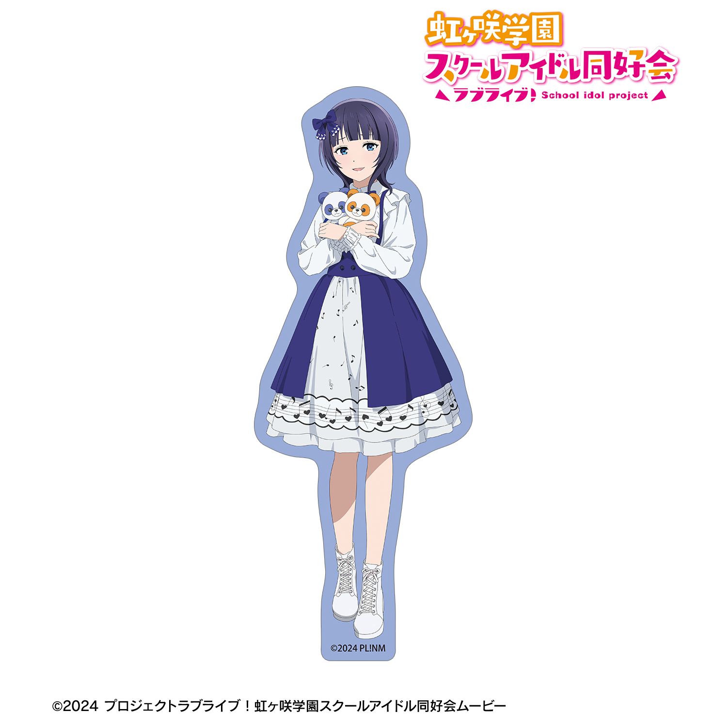 ラブライブ！虹ヶ咲学園スクールアイドル同好会_描き下ろし 朝香果林 音符ロリータver. ダイカットステッカー