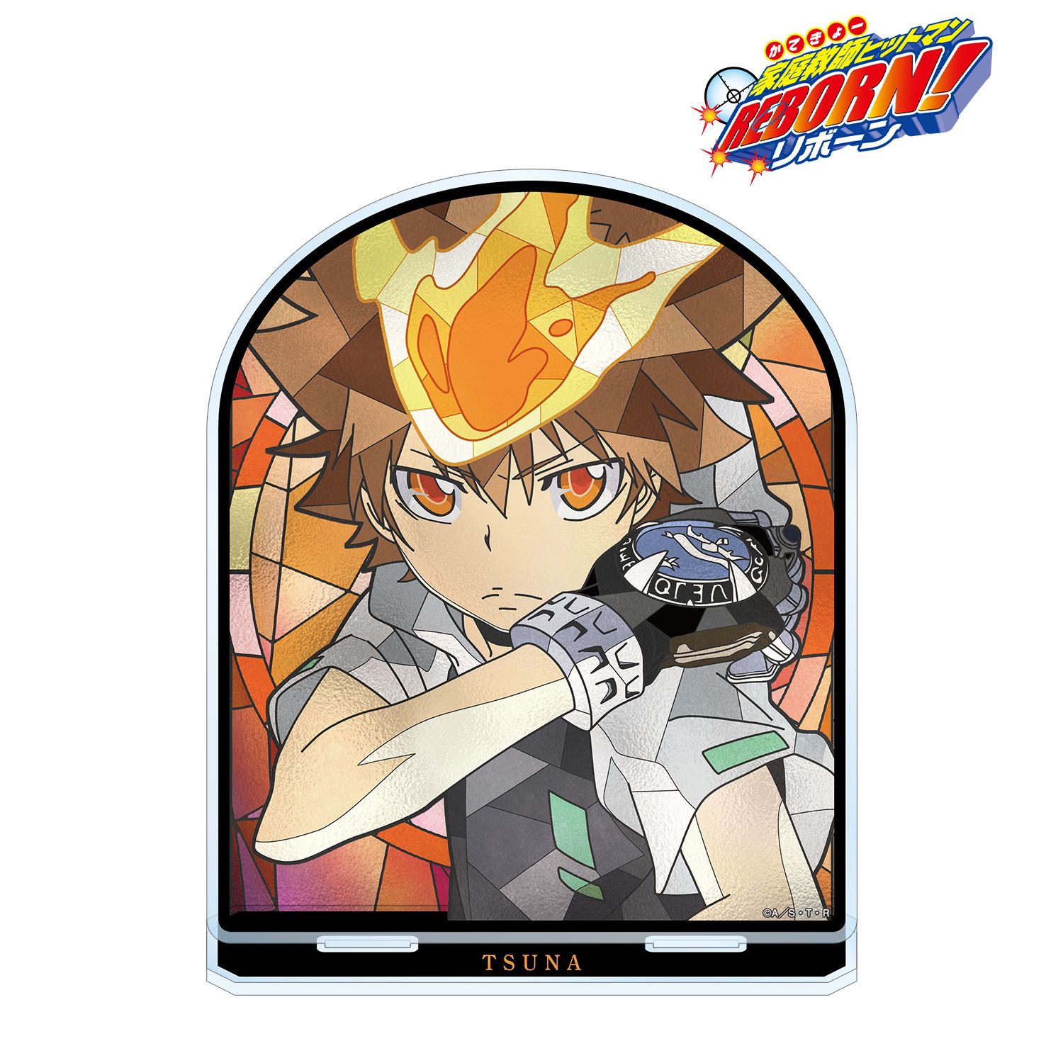 家庭教師ヒットマンREBORN!_沢田 綱吉 Aure Glass BIGアクリルスタンド