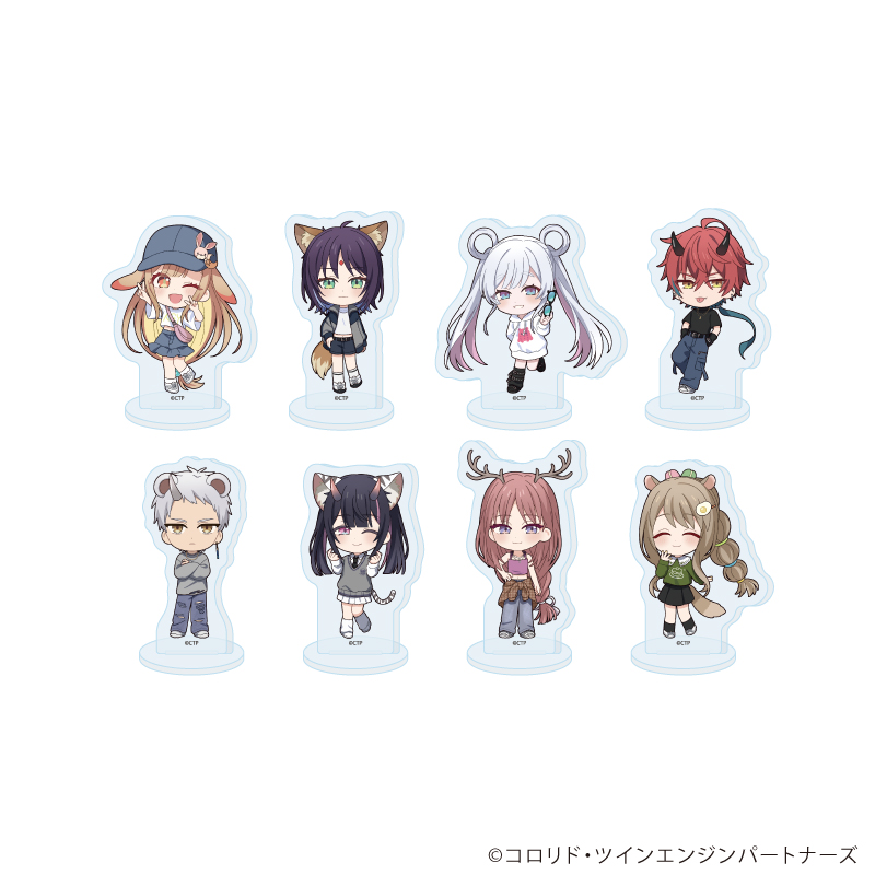 超かぐや姫 ミニアクリルスタンド 4種セット 超かぐや姫！_アクリルぷちスタンド01/コンプリートセット(全8種