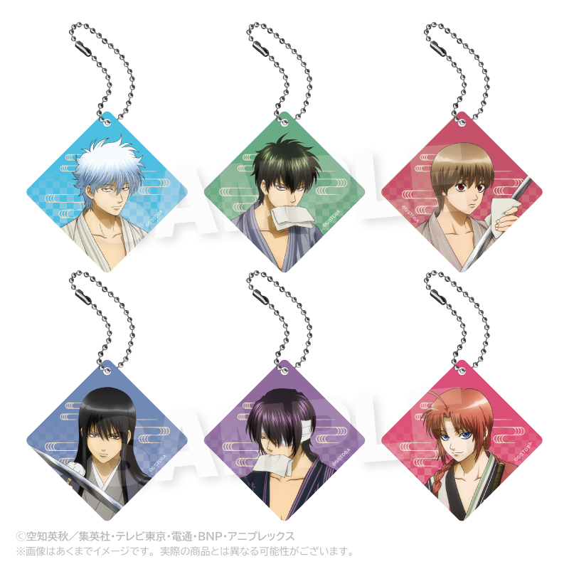 銀魂_トレーディングアクリルキーホルダー　手入れver.　【コンプリートBOX／6個入り】