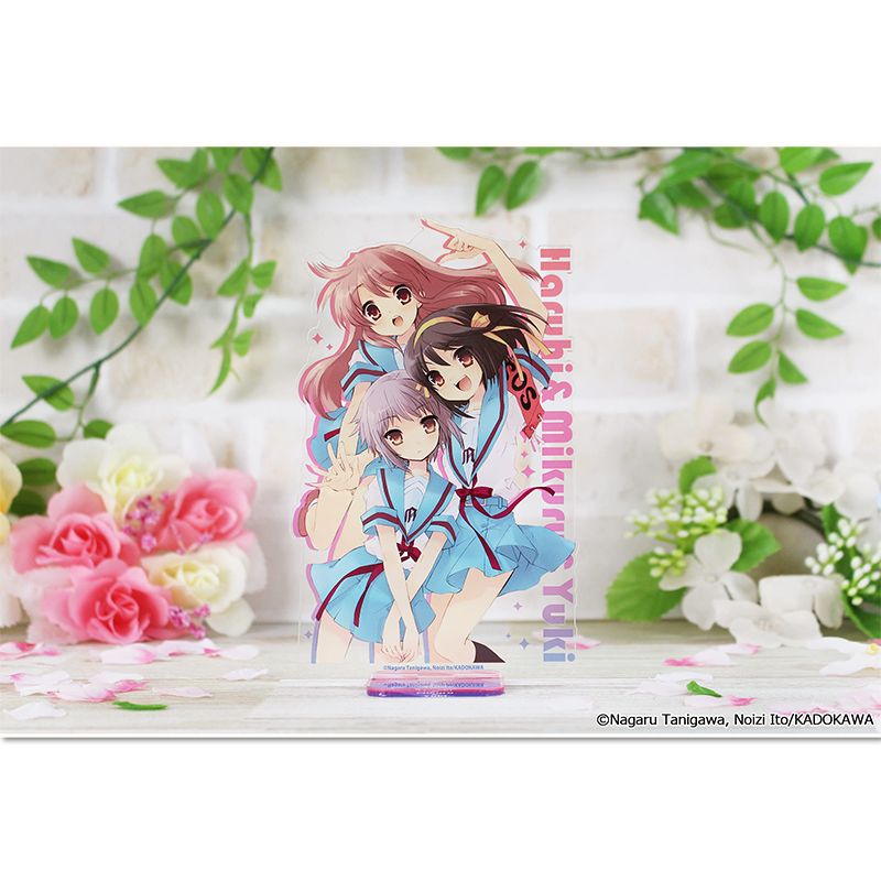 涼宮ハルヒ　長門有希　朝比奈みくる　アクリルスタンド 涼宮ハルヒシリーズ　セット 涼宮ハルヒシリーズ_アクリルスタンド【ハルヒ＆みくる＆有希