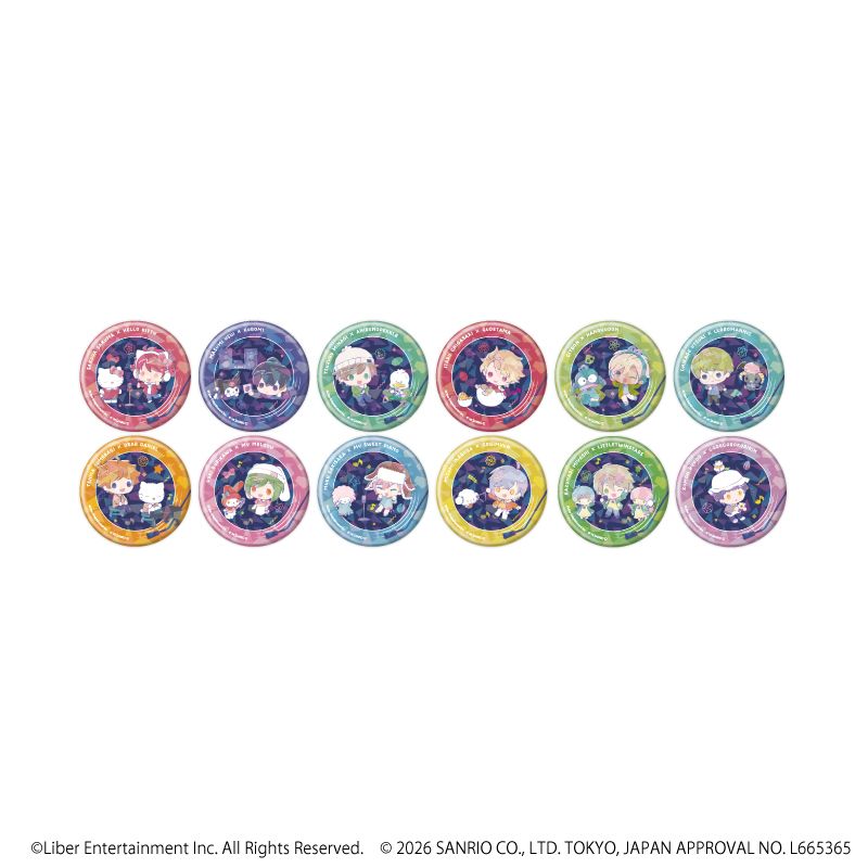 A3! 臣 ホログラム缶バッジ A3!×Sanrio characters_(57mm)_ホログラム缶バッジ01/コンプリート