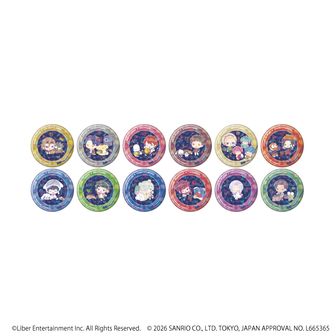 A3!×Sanrio characters_(57mm)_ホログラム缶バッジ01/コンプリート
