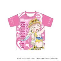 大沢瑠璃乃 アイコン Tシャツ 蓮ノ空 ラブライブ Lサイズ ラブライブ！蓮ノ空女学院スクールアイドルクラブ_フルグラフィックT