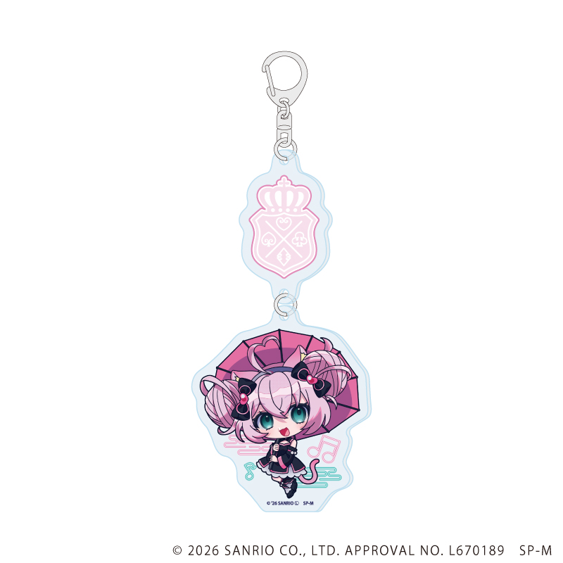 SHOW BY ROCK!!_連結アクリルキーホルダー15/ロージア(ミニキャライラスト)