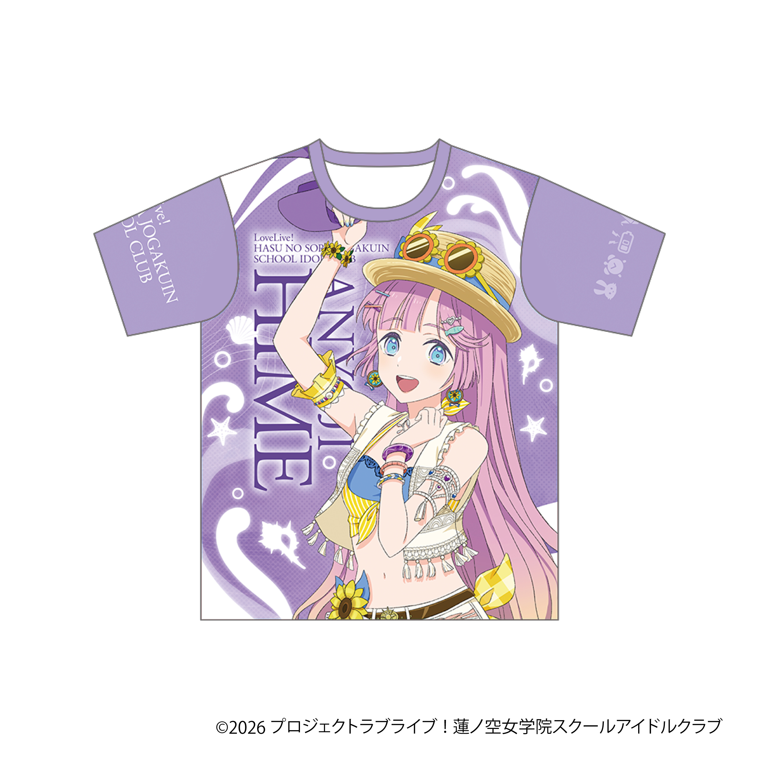 ラブライブ！蓮ノ空女学院スクールアイドルクラブ_フルグラフィックTシャツ／安養寺 姫芽