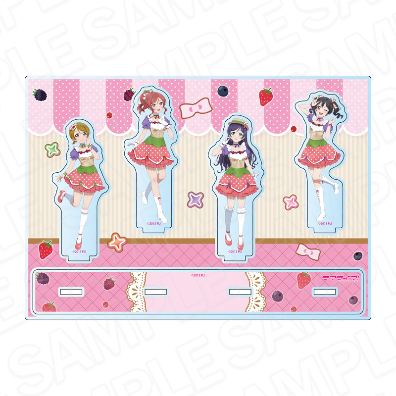 ラブライブ!_ホログラムアクリルジオラマ B Cafe party ver.