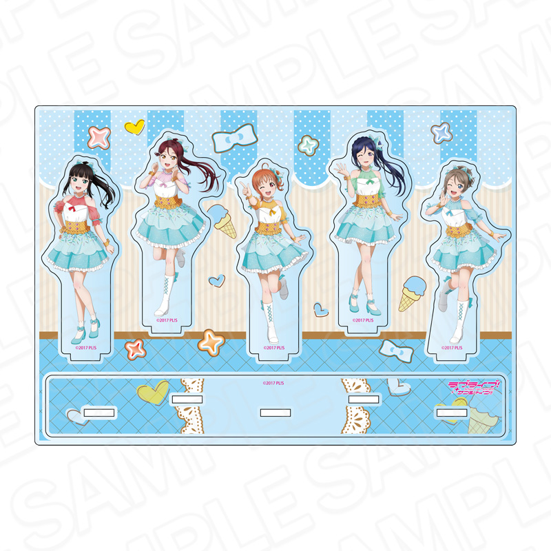 ラブライブ!サンシャイン!!_ホログラムアクリルジオラマ A Cafe party ver.