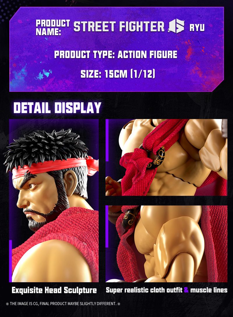 ストリートファイター6_001_52TOYS FigLite リュウ | ストリート