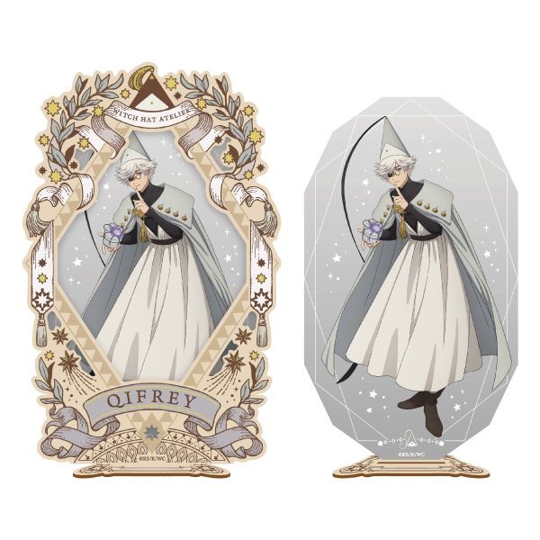 とんがり帽子のアトリエ_ウッドフレーム付きアクリルスタンド 2.キー