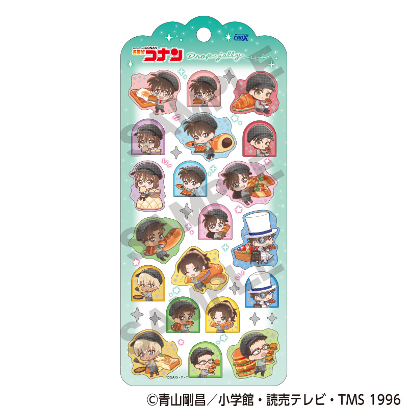名探偵コナン_ドロップジェリーシール　きゃらペコ 　ベーカリー