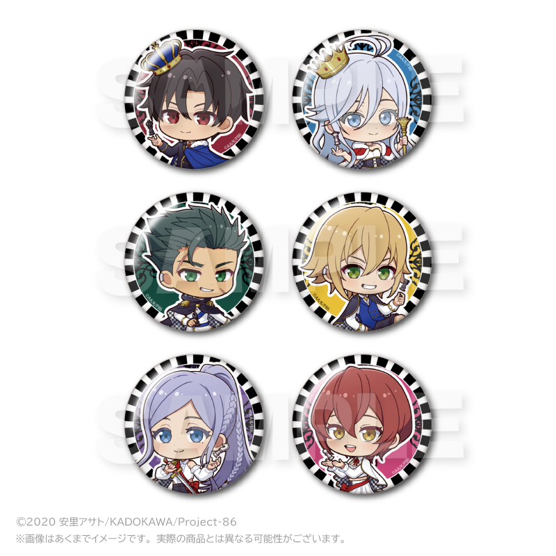 86-エイティシックス-_トレーディング缶バッジ チェス ver. 【BOX／6個