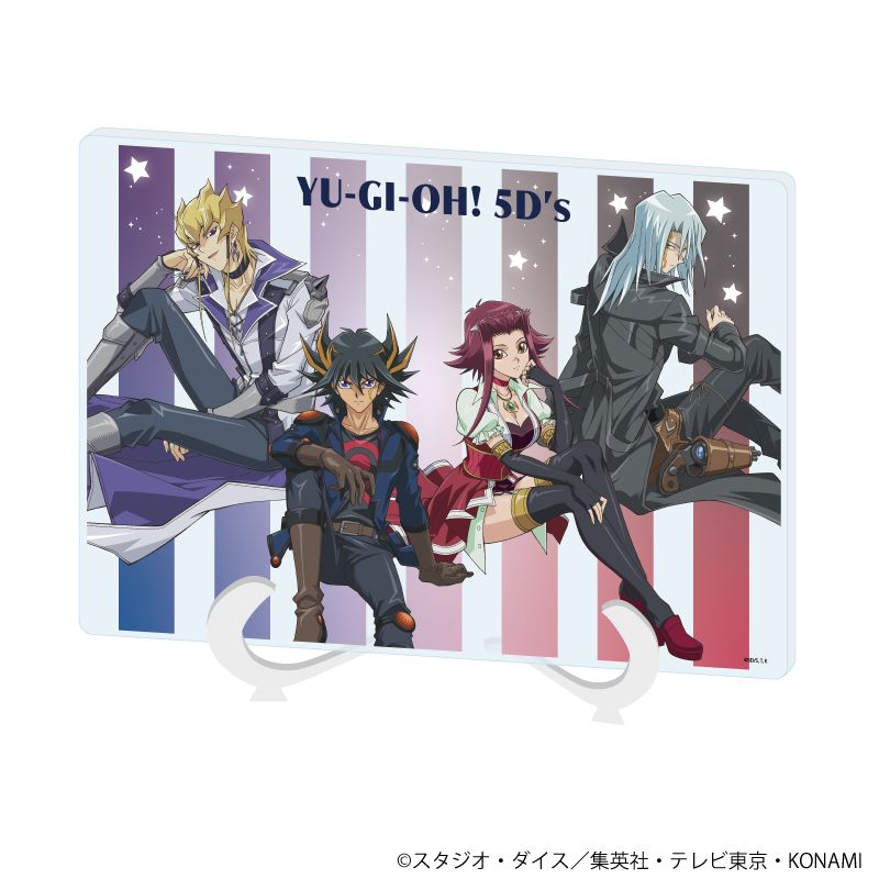 遊戯王OCG 5D’s アクリルケース付 遊☆戯☆王5D's_(A5サイズ)_アクリルアートボード02/集合デザイン(描き