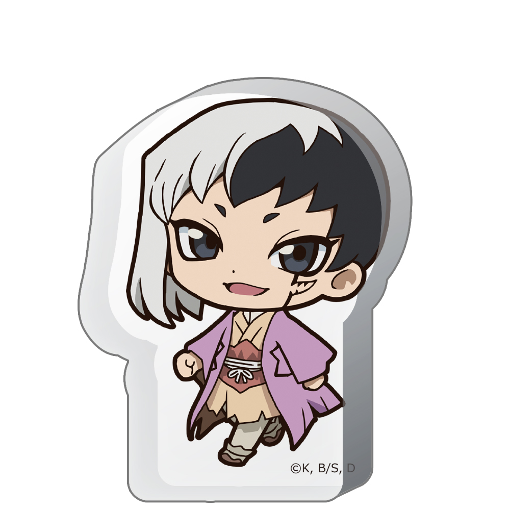 Dr.STONE_ついてっく厚みアクリルスタンド あさぎりゲン