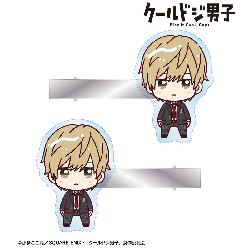 クールドジ男子_二見 瞬 ちょこんと！ アクリルヘアクリップ2個セット
