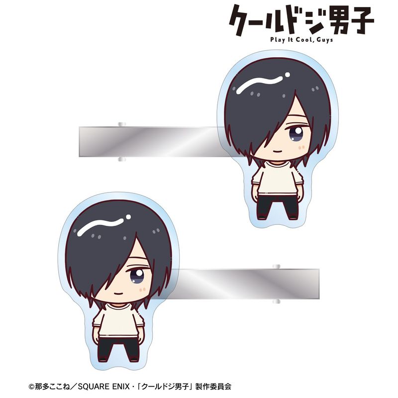 クールドジ男子_五十嵐 元晴 ちょこんと！ アクリルヘアクリップ2個