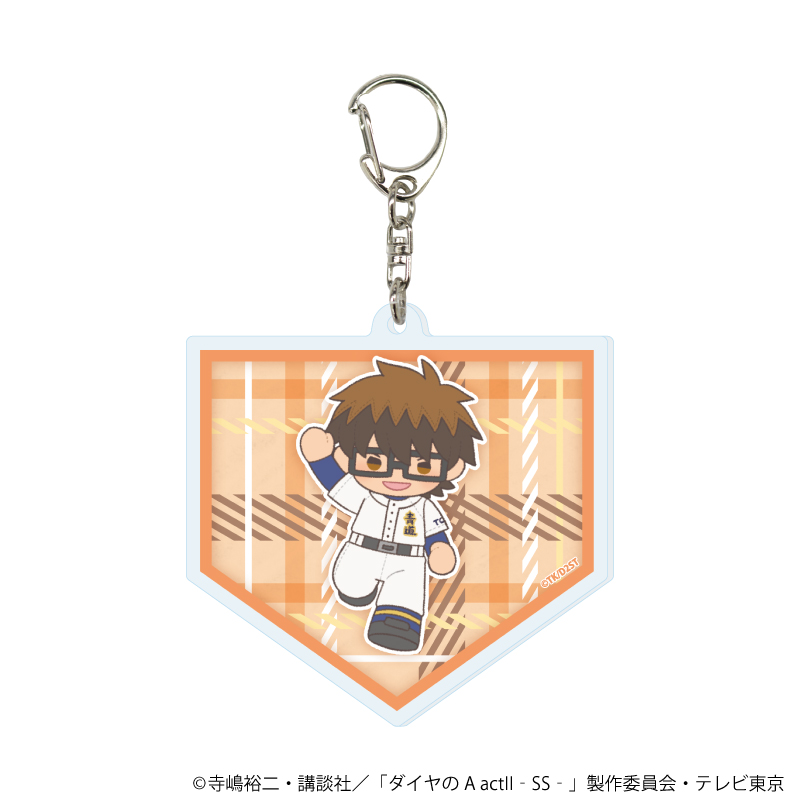 ダイヤのA 御幸一也 まとめ売り 缶バッジ アクリルキーホルダー 原作 京まふ ダイヤのA actⅡ -Second Season-_アクリルキーホルダー05/御幸 一也