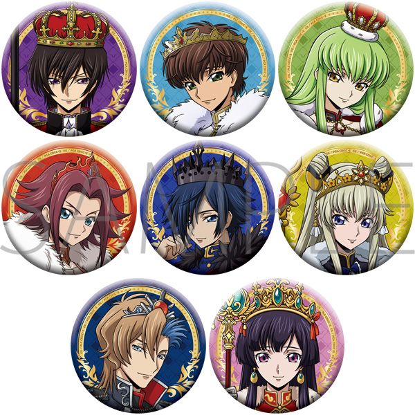コードギアス 反逆のルルーシュ_ホログラムキャラバッジコレクション