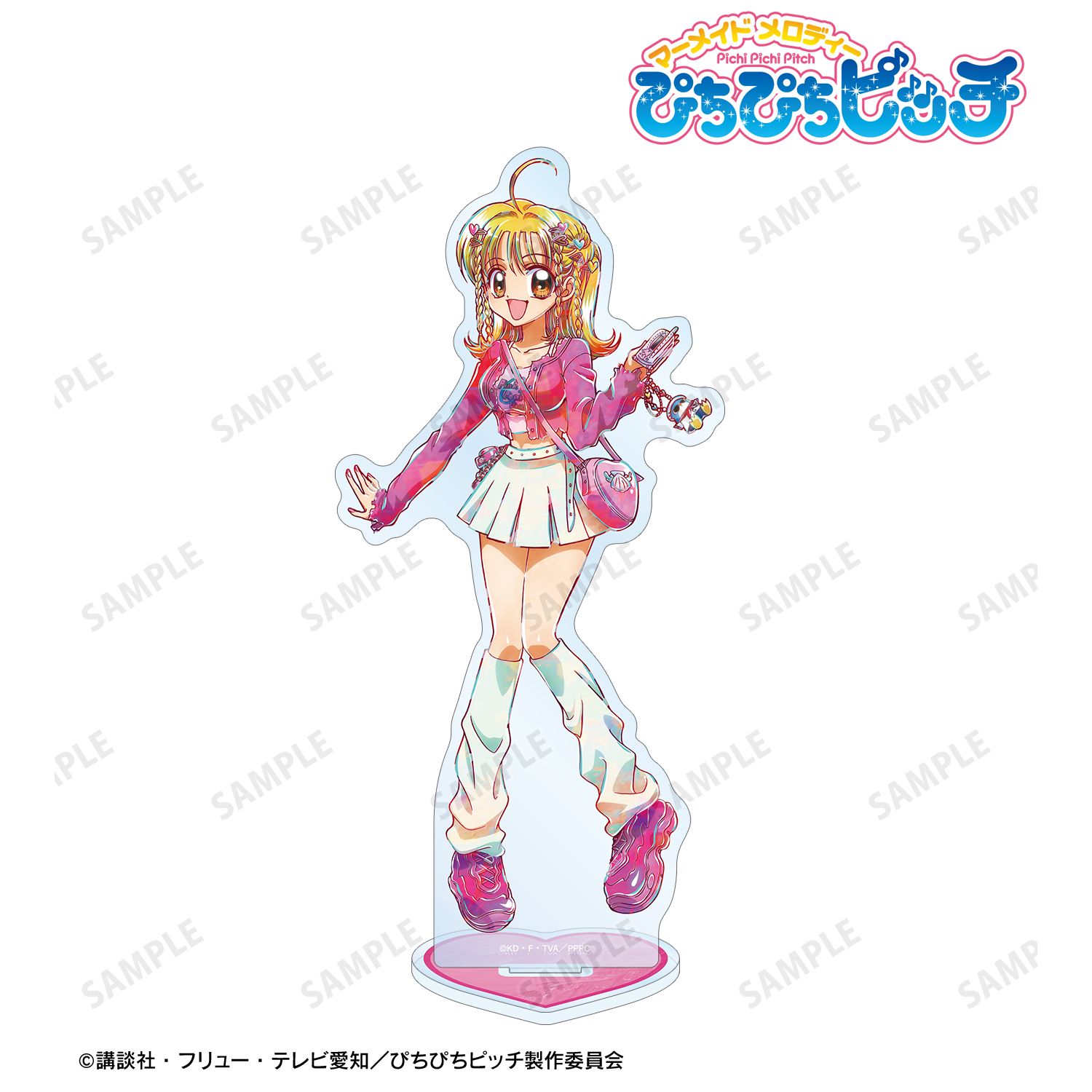 ぴちぴちピッチ_描き下ろし 七海 るちあ Y2Kファッションver. Ani-Art BIGアクリルスタンド