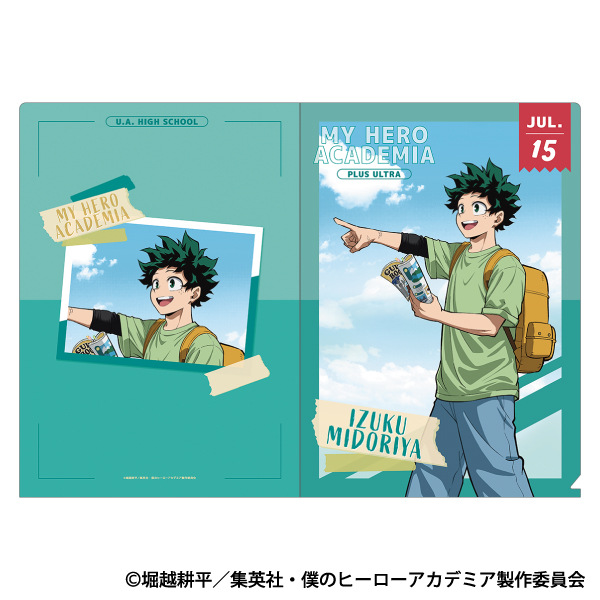 僕のヒーローアカデミア_クリアファイル／緑谷 出久　ご当地