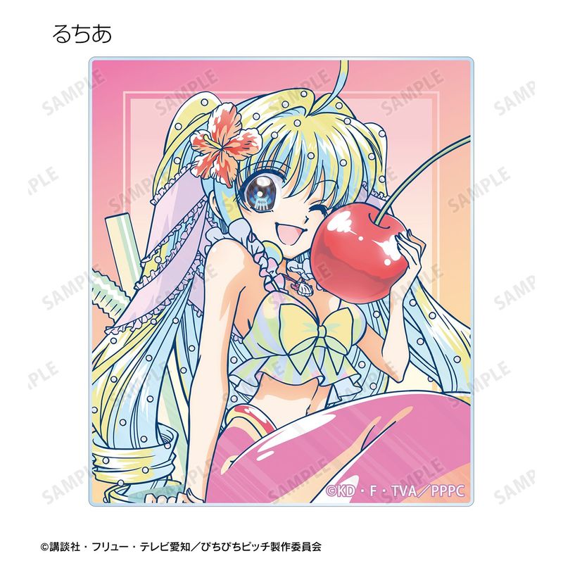 ぴちぴちピッチ_描き下ろし カクテルグラスver. Ani-Art clear label