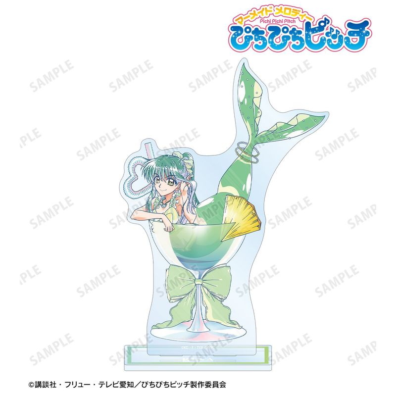 ぴちぴちピッチ_描き下ろし リナ カクテルグラスver. Ani-Art clear