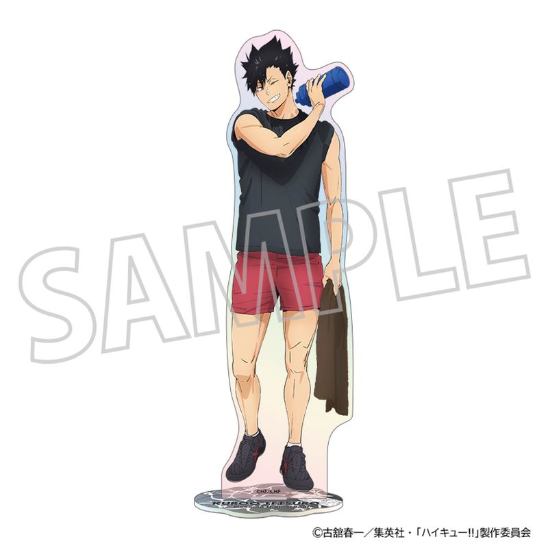 ハイキュー！！ 黒尾鉄朗　グッズセット ハイキュー!!_オーロラアクリルスタンド／黒尾鉄朗 クールダウンフェア
