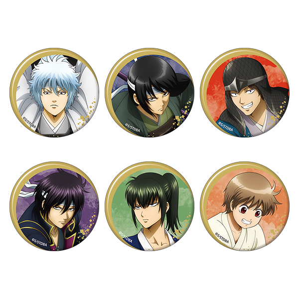 銀魂_キャラバッジコレクション／過去 【BOX／6個入り】 | 銀魂公式