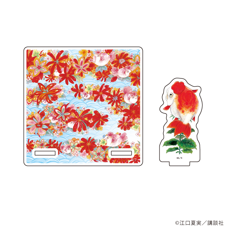 鬼灯の冷徹_アクリルコースタースタンド02/金魚草(公式イラスト)