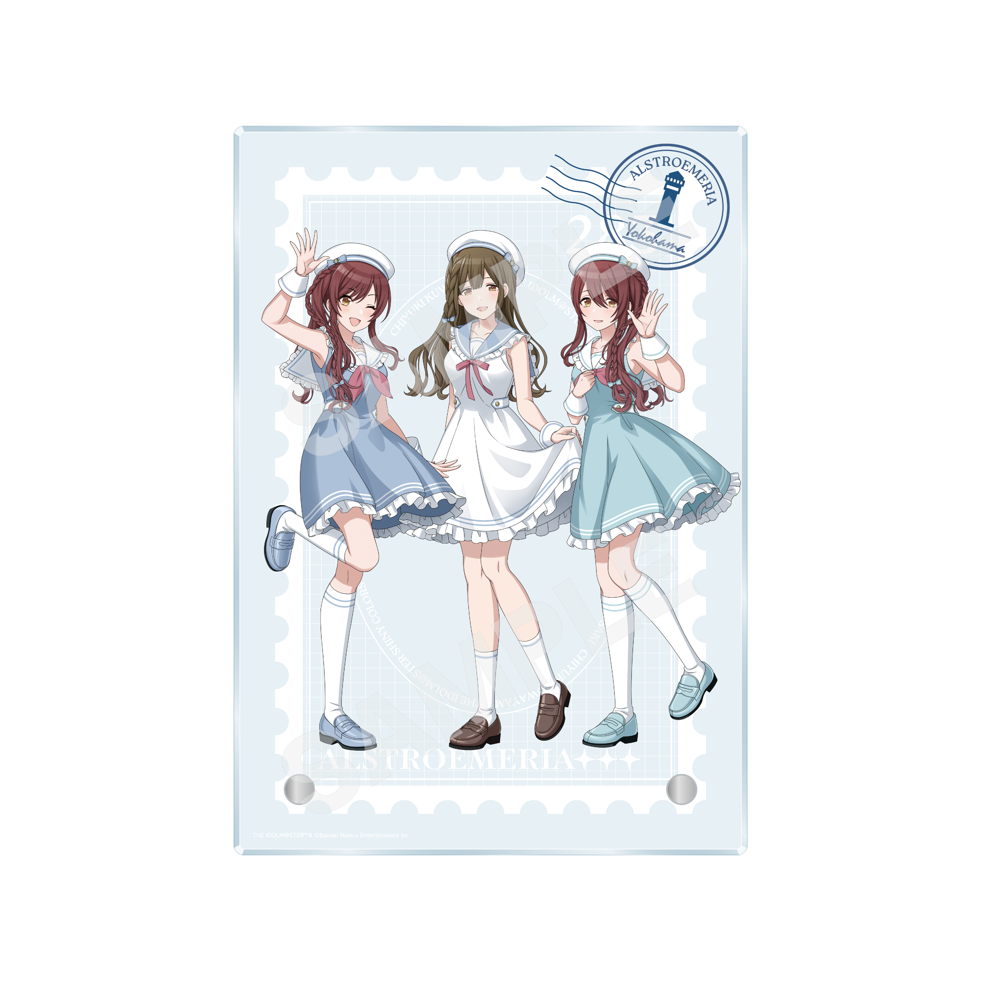 アイドルマスター シャイニーカラーズ_パステルマリンルックver. アクリルボード -技- /01 ALSTROEMERIA	 